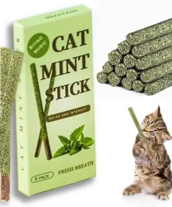 6 palitos naturales de Matatabi para gatos