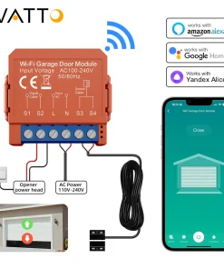 AVA TTO - Abre-puertas de garaje WiFi Tuya