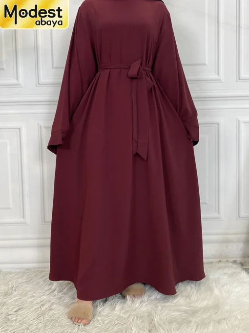 Abaya Ramadán Musulmán Maxivestido Turco