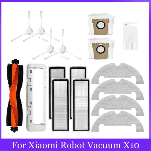 Accesorios de recambio para aspiradora robot X10 de Xiaomi