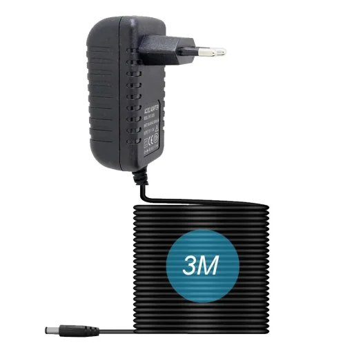 Adaptador Enchufe UE 3 m Cable Extensión