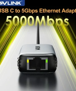 Adaptador Ethernet USB-C a 5 Gbps de WAVLINK