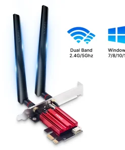 Adaptador Fenvi Wifi PCI-E 1200Mbps Bluetooth 4.0