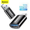 Adaptador OTG USB 3.1 Baseus tipo C a USB-A