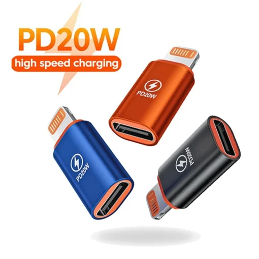 Adaptador OTG USB tipo C a Lightning PD20W