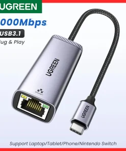 Adaptador UGREEN USB C a Ethernet