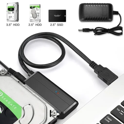 Adaptador USB 3.0 a SATA con cable SATA III