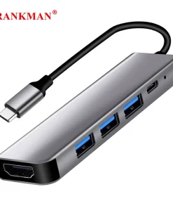 Adaptador USB C a puerto USB 3.0 2.0 HDMI 4K