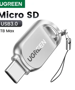 Adaptador USB-C a tarjeta Micro SD TF OTG para portátil, PC, tableta y teléfono UGREEN