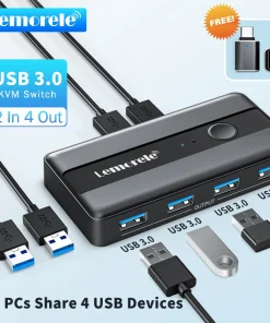 Adaptador USB KVM Lemorele