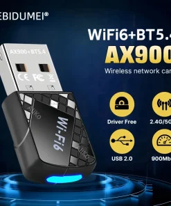 Adaptador USB WiFI 6 900Mbps Doble Banda