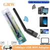 Adaptador USB WiFi GRWIBEOU 150Mbps