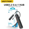 Adaptador Vention USB 3.2 de 4 puertos