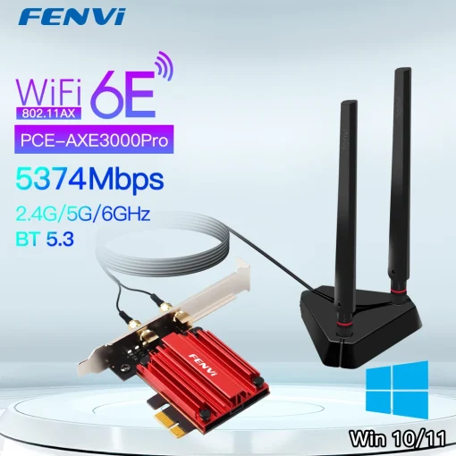 Adaptador Wi-Fi 6E FENVI AX210