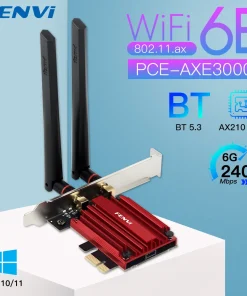 Adaptador Wi-Fi 6EAX210 PCI-E FENVI