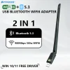 Adaptador WiFi 6E Bluetooth 5.3 para PC