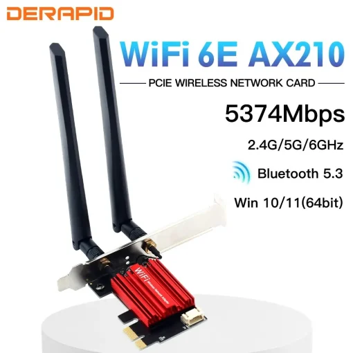 Adaptador WiFi AX210 5374Mbps