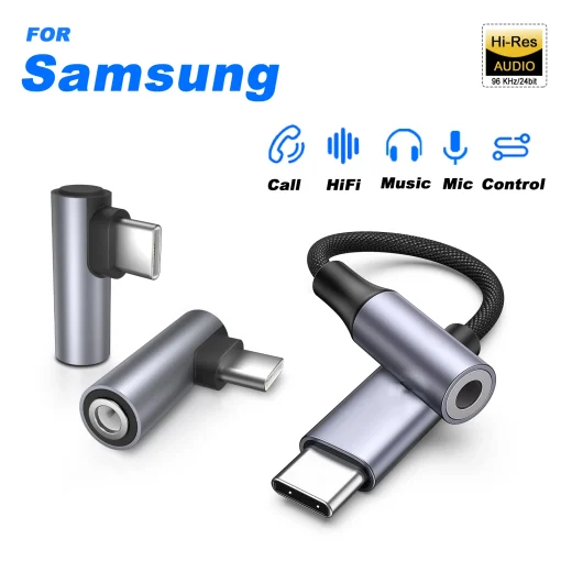 Adaptador de audio USB-C a 3,5 mm