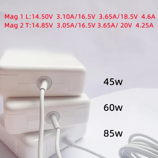 Adaptador de corriente nuevo 45W 60W 85W para cargador Apple MacBook