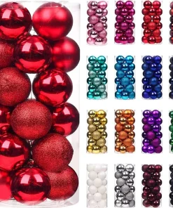 Adornos navideños de bolas de 3 cm