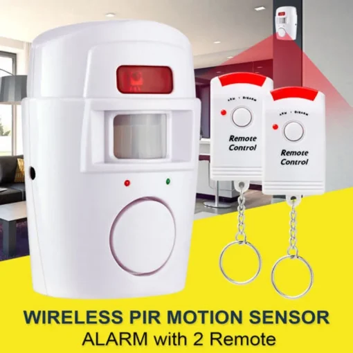 Alarma detector de movimiento inalámbrico