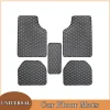 Alfombras piso coche 5 Pzs Universal Cuero PU