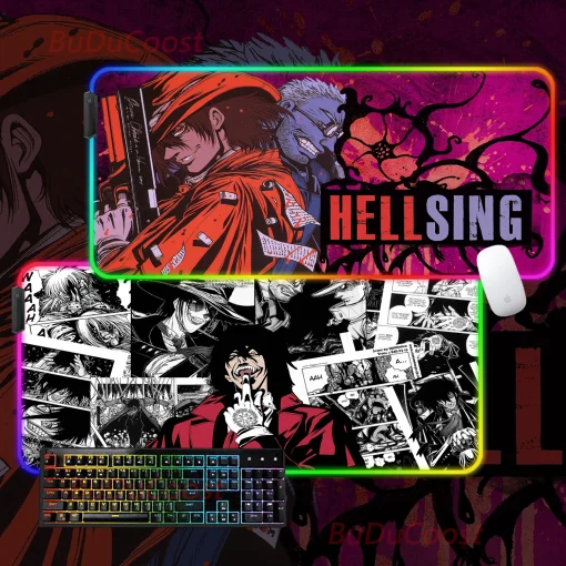 Alfombrilla XXL Hellsing Alucard Anime e-sports Oficina