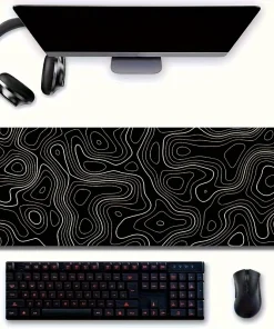 Alfombrilla grande para mouse, teclado, escritorio