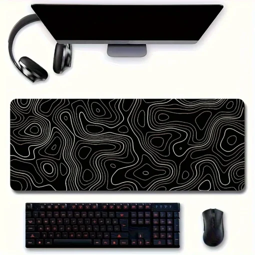 Alfombrilla grande para mouse, teclado, escritorio