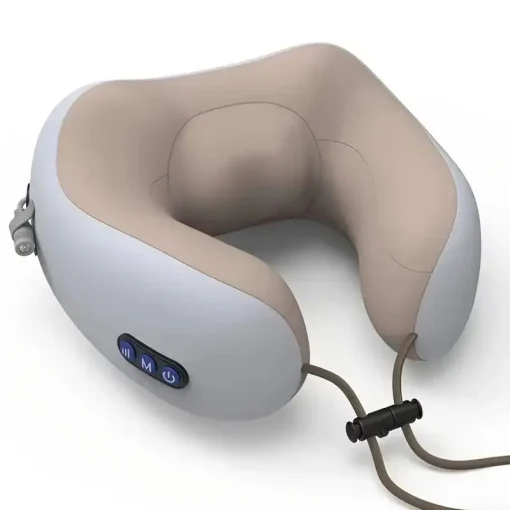 Almohada de masaje eléctrico para el cuello en forma de U