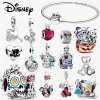 Amuletos Mickey Mouse Minnie Stitch de plata 925