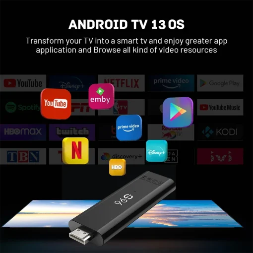 Android13.0 8K HDR10+ TV Stick