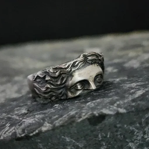 Anillo Venus Retro Medio Rostro