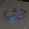 Anillos luminosos de estrella ajustable de 2 piezas