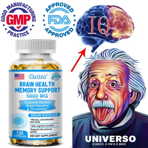 Apoyo a la memoria de la salud cerebral 5000 Mg