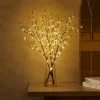 Árbol abedul 50 LED iluminado 80 CM