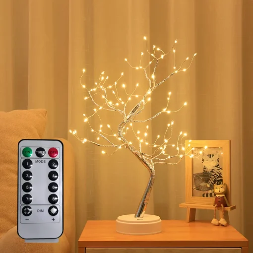 Árbol bonsái luminoso LED