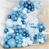 Arco de globos azules Kit de guirnalda de globos