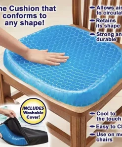 Asiento de Gel de Verano Transpirable Diseño de Panal