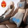 Asiento de coche lumbar eléctrico con reposacabezas masajeador