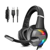 Auriculares RGB gaming con micrófono con cancelación de ruido