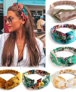 Bandas de pelo bohemias de verano para chica de moda