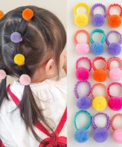 Bandas elásticas para el cabello de niña de 20 piezas