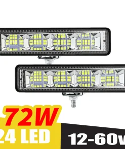 Barra de luces LED 4x4 de 72 W para coche