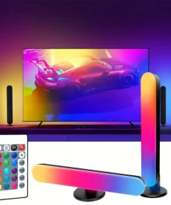 Barra de luz LED USB RGB Cambio de color Retroiluminación para TV Sinfónica remota Tiras de luz ambiental de captura de ritmo musical Lámpara decorativa