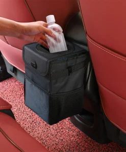 Basurero impermeable para auto, organizador de accesorios para auto