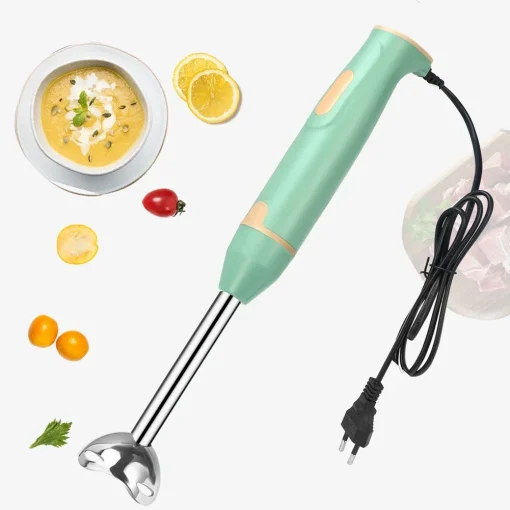 Batidora de mano eléctrica para verduras, carne y batidos