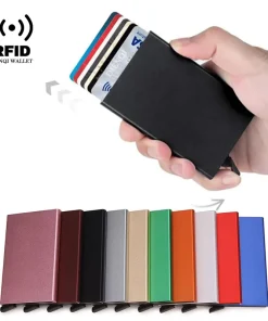 Billetera minimalista de metal RFID