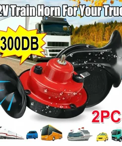 Bocina de aire caracol para automóvil 2X 300DB 12V