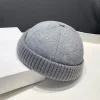 Boina otoñoinvierno, gorro piel de melón versátil